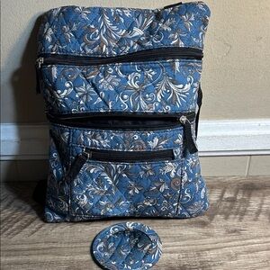 Floral Quilted Women's Travel Bag